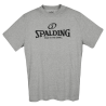 T-shirt manches courtes Logo Spalding gris mélange