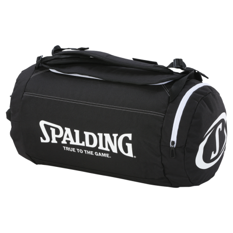 Sac de basketball fonction sac à dos Spalding noir/blanc