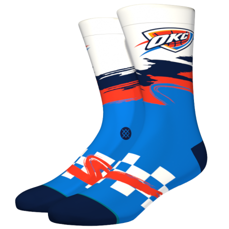 NBA Wave Racer OKC Thunder socks