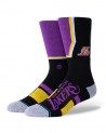 Chaussettes NBA shortcut 2 des Los Angeles Lakers