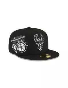 Casquette 59Fifty New Era des Milwaukee Bucks 2